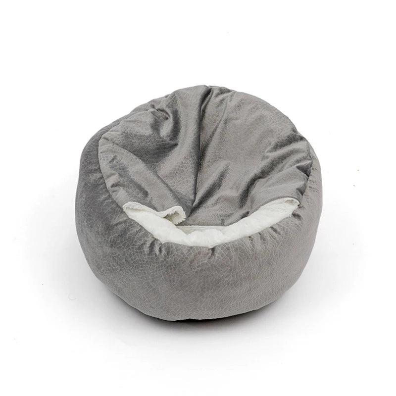 Benepaw Orthopedic Hooded Dog Bed, Warm Waterproof Pet Cuddler