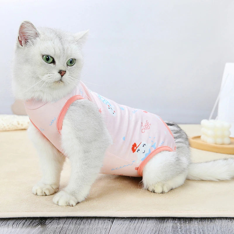 Cat Recovery Suit – Soft Post-Surgery Recovery Clothing for Cats