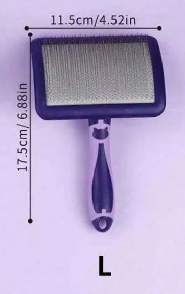 Professional Pet Dematting Slicker Brush - Detangling Grooming Tool