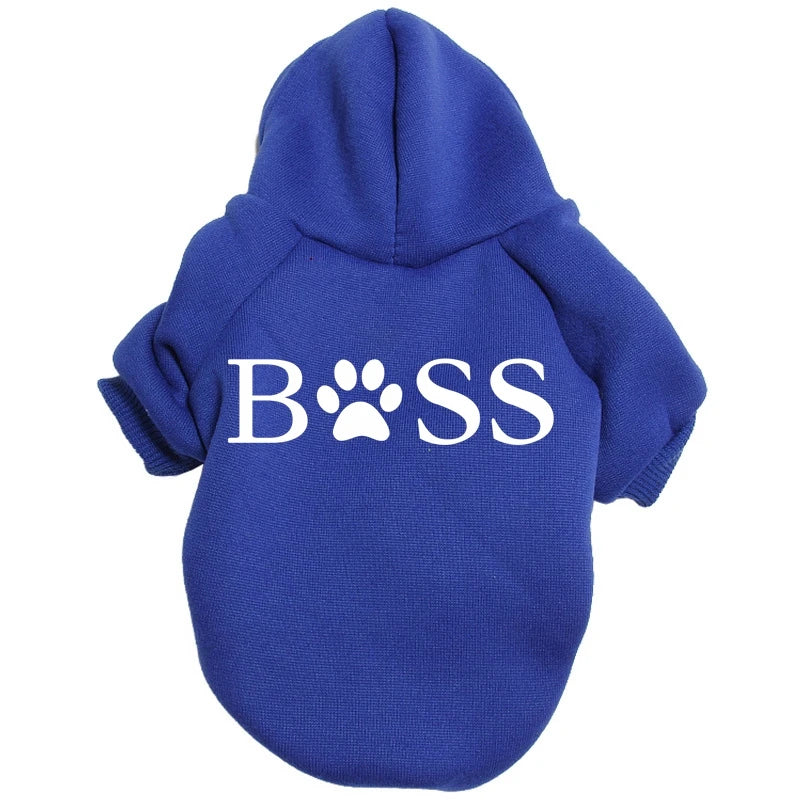 Thermal Winter Puppy Pyjamas - Warm Fleece Lounge Hoodie for Small Dogs