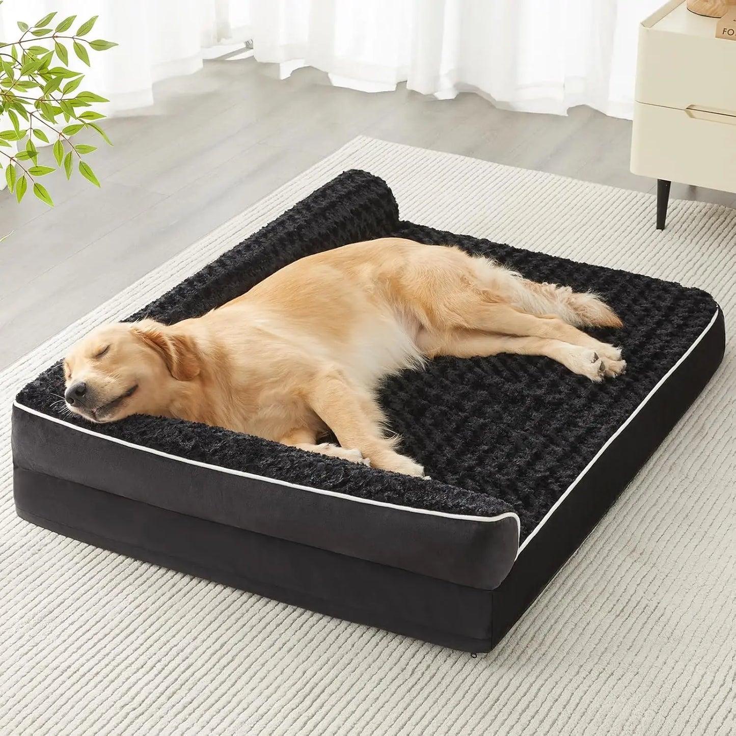 Orthopedic Dog Bed for Large Dogs, Waterproof Washable Sofa Bed
