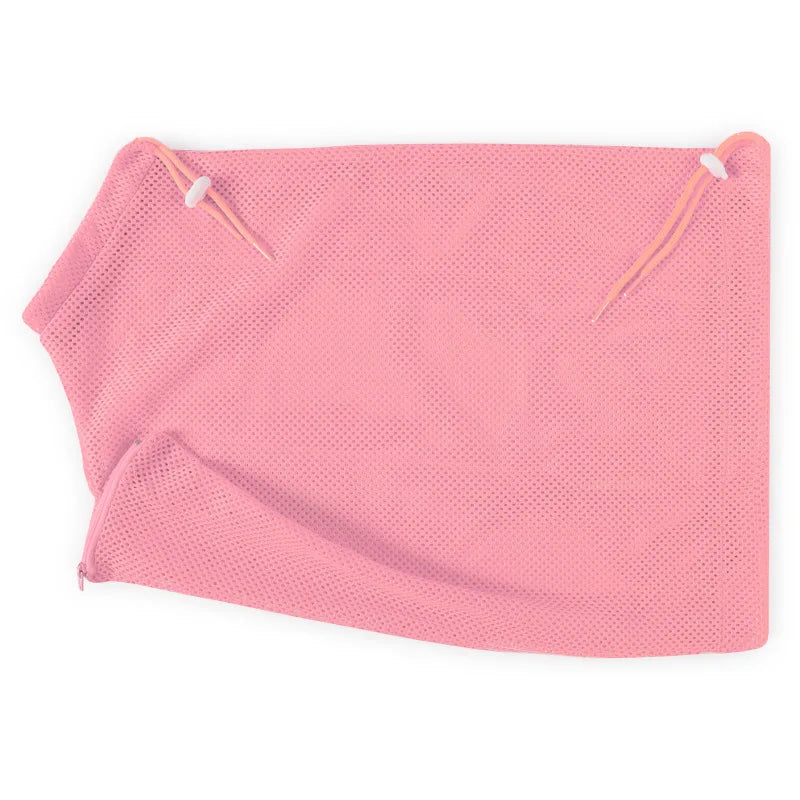 Cat Grooming Shower Bag – Adjustable Mesh Restraint Bag for Bathing & Nail Trimming