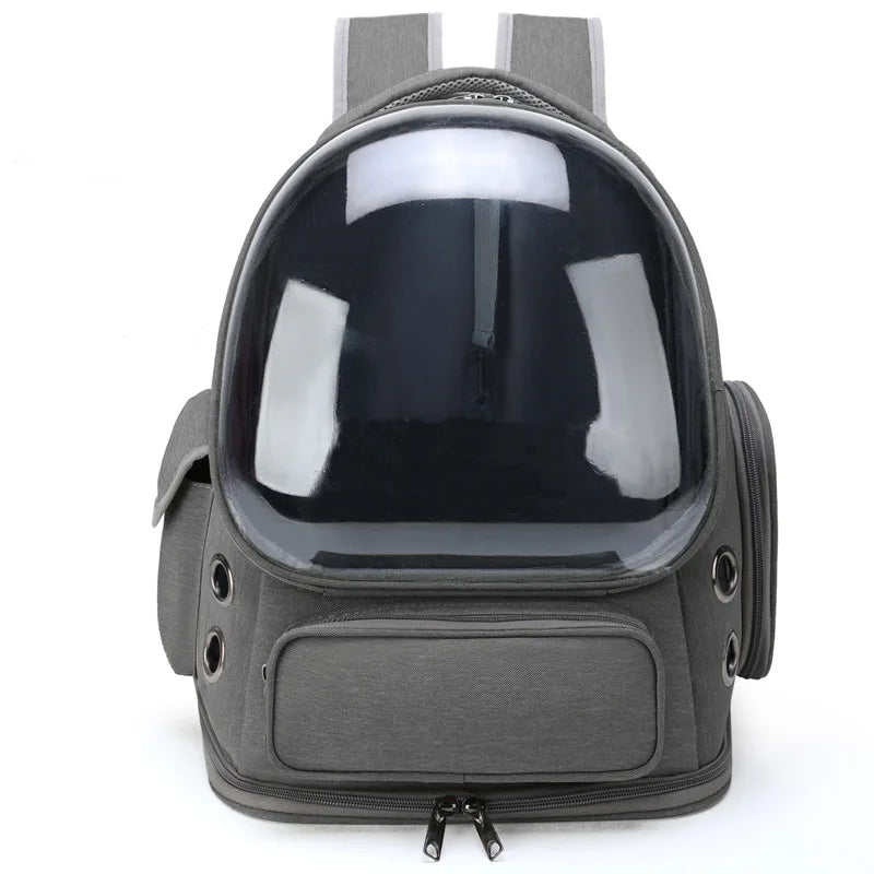 Transparent Cat Carrier Backpack – Breathable Pet Travel Backpack for Cats & Small Dogs