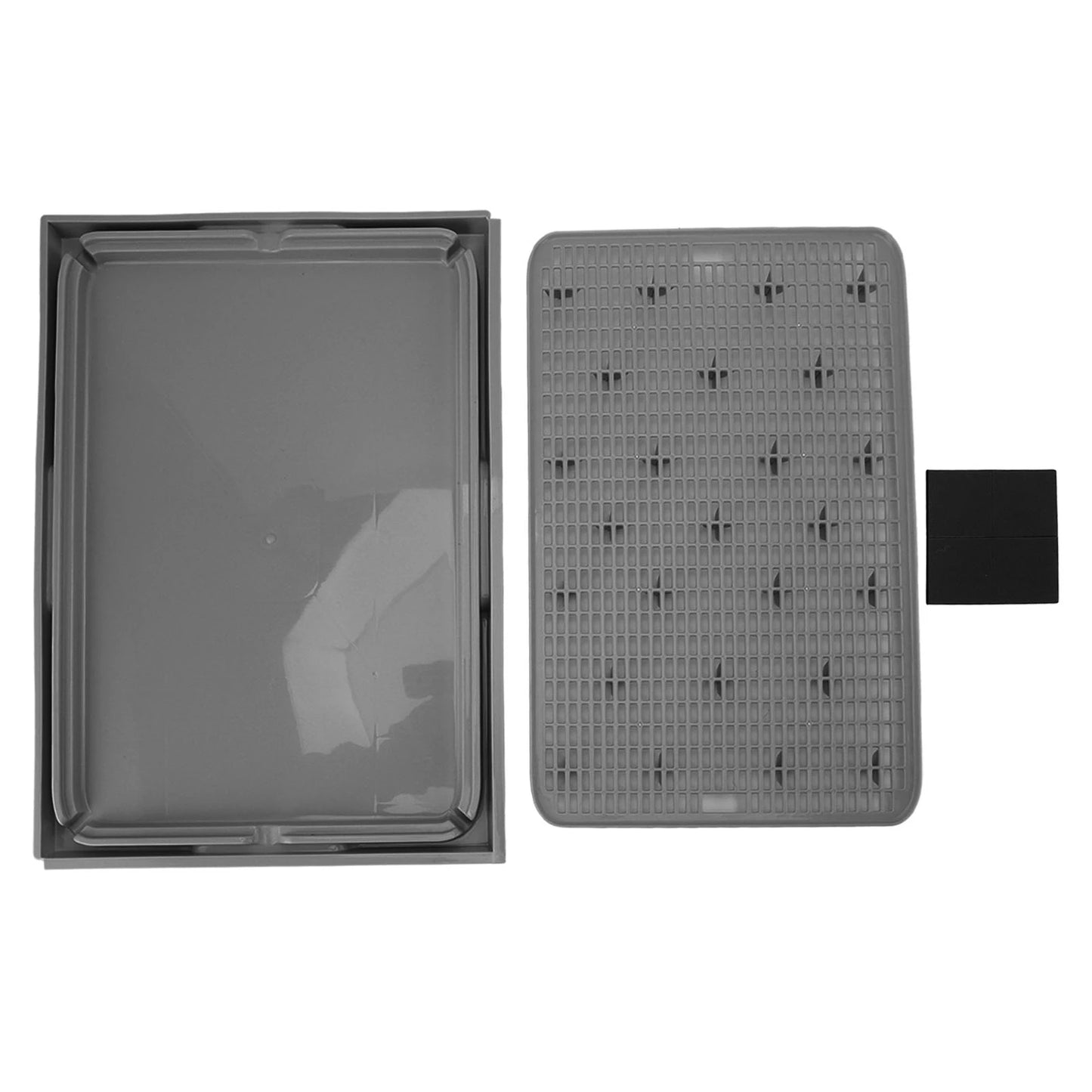 Cat Litter Trapping Mat – Spacious Double-Layer Washable Non-Slip Litter Catcher