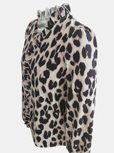 Pure Color Ruffle Hemline Shirt, Casual V-neck Long Sleeve Shirt. - PULSE MART