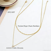 Dainty Diamond Solitaire Pendant Necklaces For Women, 14K Gold Plated Single Round Cubic Zirconia Square Simulated Diamond Choker Necklace Jewelry Gifts - PULSE MART