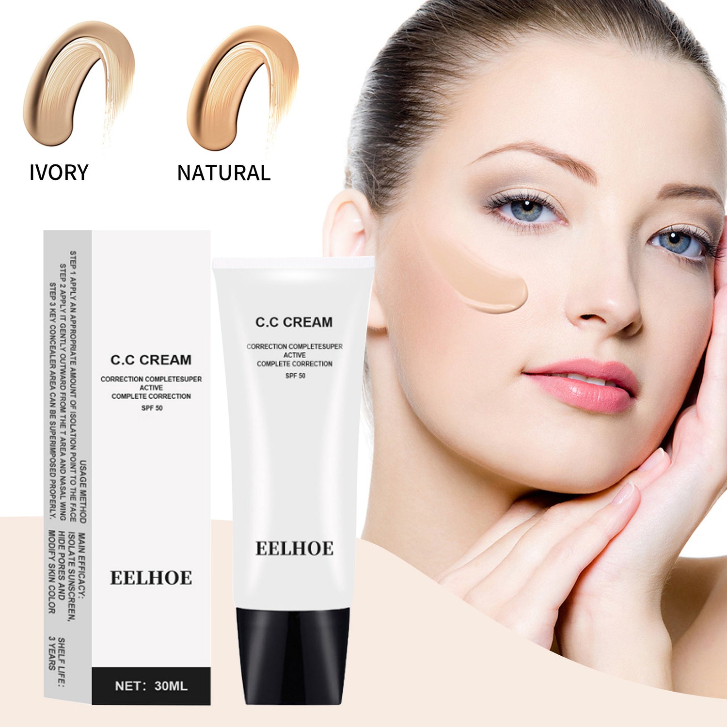 EELHOE Pre-Makeup Primer, A Moisturizing, Concealing, Skin-brightening, And Smooth Pre-makeup Foundation - PULSE MART