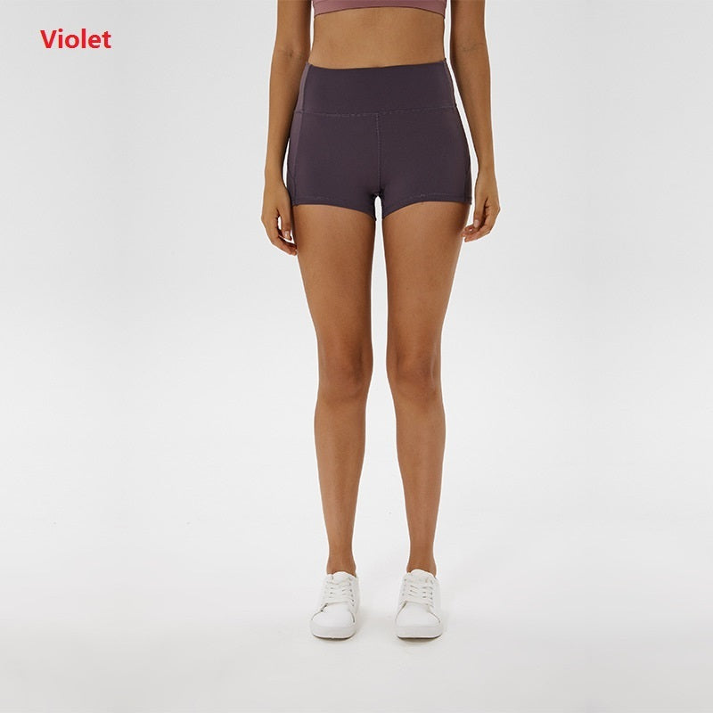 Soft Nylon Athletic Shorts with Tummy Control - PULSE MART