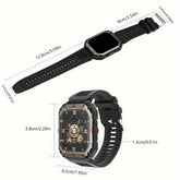 Men S Smart Watch Answer,make Calls, Wireless Calling Sports Smartwatch Fitness Tracker, With Multiple Sport Modes, Step Counter, Alarm, Compatible With IPhone And Android Phones - PULSE MART