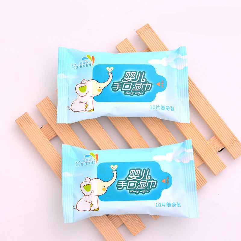 10-Pack Removable Wet Wipes