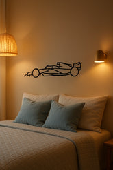 Laser-Cut Metal Wall Art Precise Sports Car Silhouette - PULSE MART