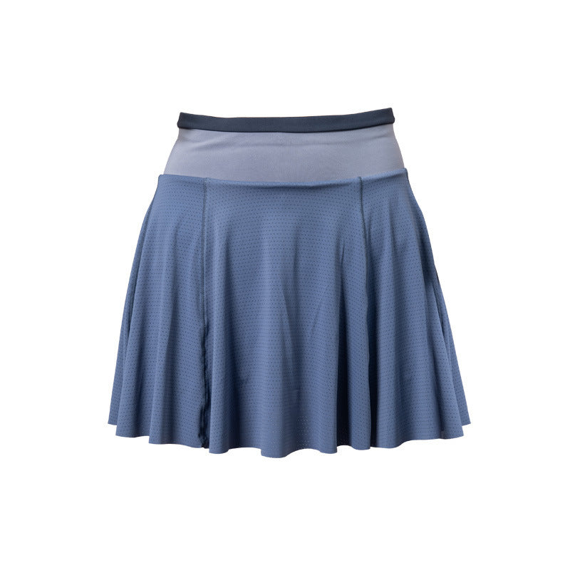 Cloud Hide High-Waisted Tennis Skirt with Pockets - PULSE MART