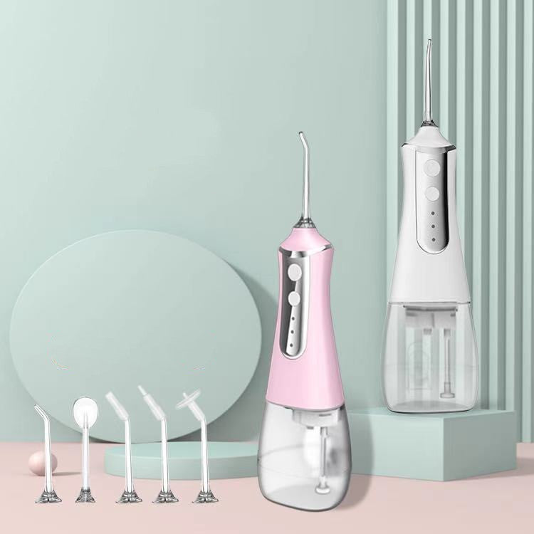 3 Modes Oral Irrigator USB Rechargeable Water Floss Portable Dental Water Flosser Jet 350ml Irrigator Dental Teeth Cleaner 5 Jet - PULSE MART