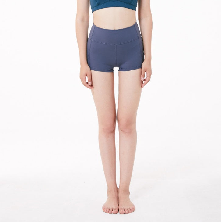 Soft Nylon Athletic Shorts with Tummy Control - PULSE MART