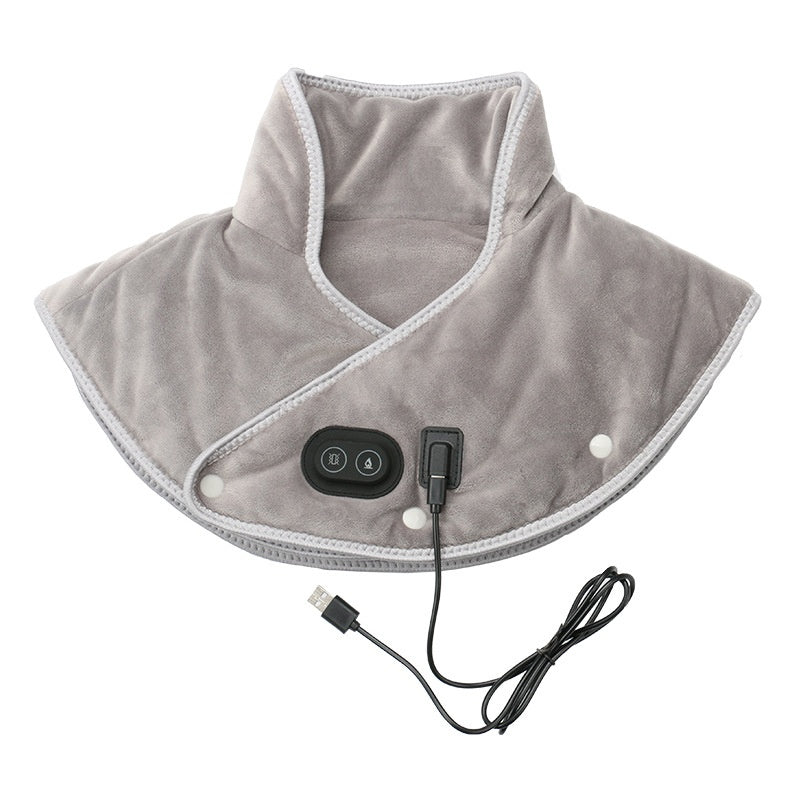 Vibration Massage Shoulder Pad Heating And Warm-keeping Electric Shawl - PULSE MART