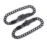 Fashion Jewelry Titanium Steel Couple Love Lock, Bracelet, Key Set, Necklace - PULSE MART