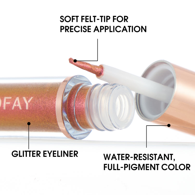 PHOFAY Liquid Glitter Eyeliner Set - PULSE MART