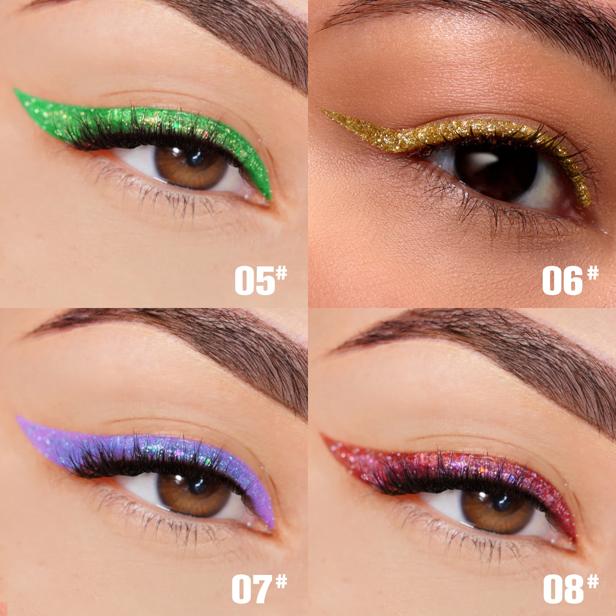 PHOFAY Liquid Glitter Eyeliner Set - PULSE MART