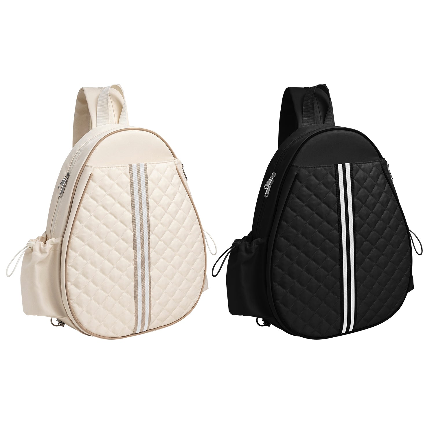 2 Color Options -- Pickleball Sling Bag For Men Women Waterproof Badminton Tennis Backpack With Wet Pocket Hidden Fence Hook Machine Washable - PULSE MART