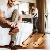 M-L Options -- 1Pc One Pair Boot Stretcher Adjustable Width Shoe Shaper Wooden Boot Widener Expander For Men Women - PULSE MART