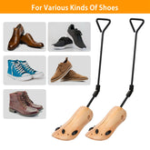 M-L Options -- 1Pc One Pair Boot Stretcher Adjustable Width Shoe Shaper Wooden Boot Widener Expander For Men Women - PULSE MART