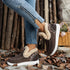 Fleece-lined Thick Plush Boots Warm Sewing Flat Cotton Shoes Winter Ankle Boot - PULSE MART