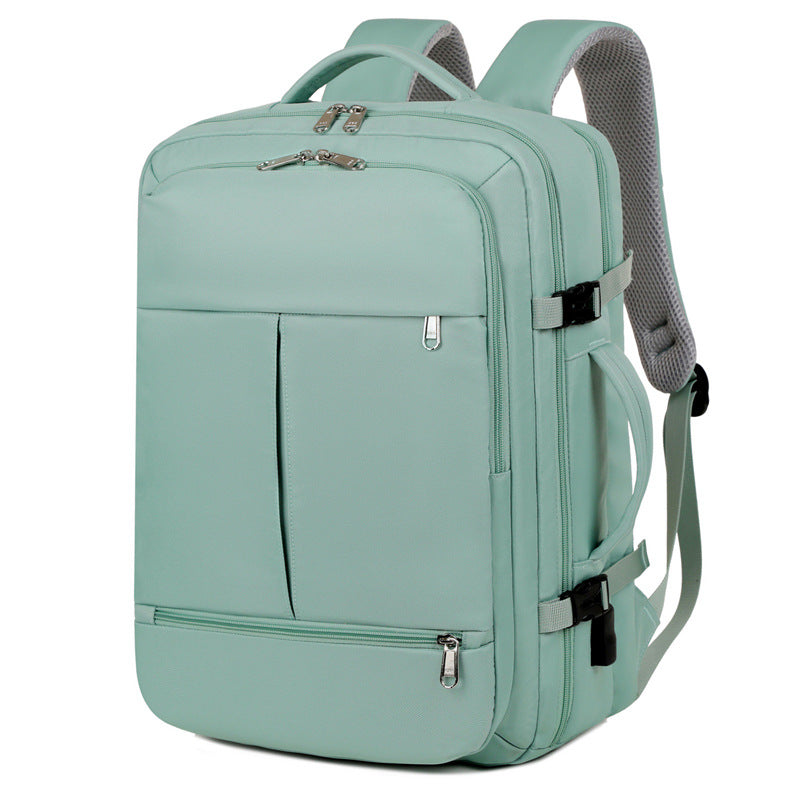 Large Capacity Backpack For Women Men Multiple Pockets And Zippers Versatile Computer Bags Business Travel Backpack - PULSE MART