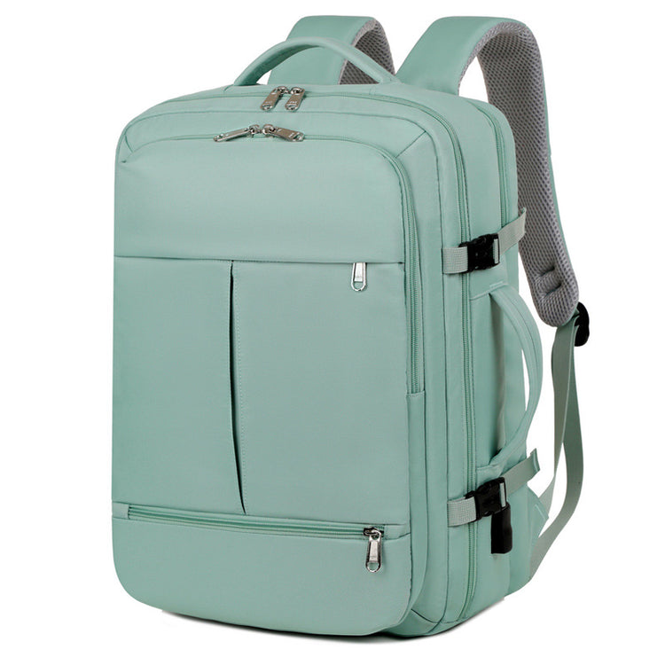 Large Capacity Backpack For Women Men Multiple Pockets And Zippers Versatile Computer Bags Business Travel Backpack - PULSE MART
