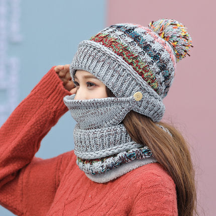Korean winter knitted hat - PULSE MART