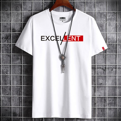 Cotton Summer Men's Short-sleeved T-shirt Bottoming Shirt Top Clothes For Men - PULSE MART