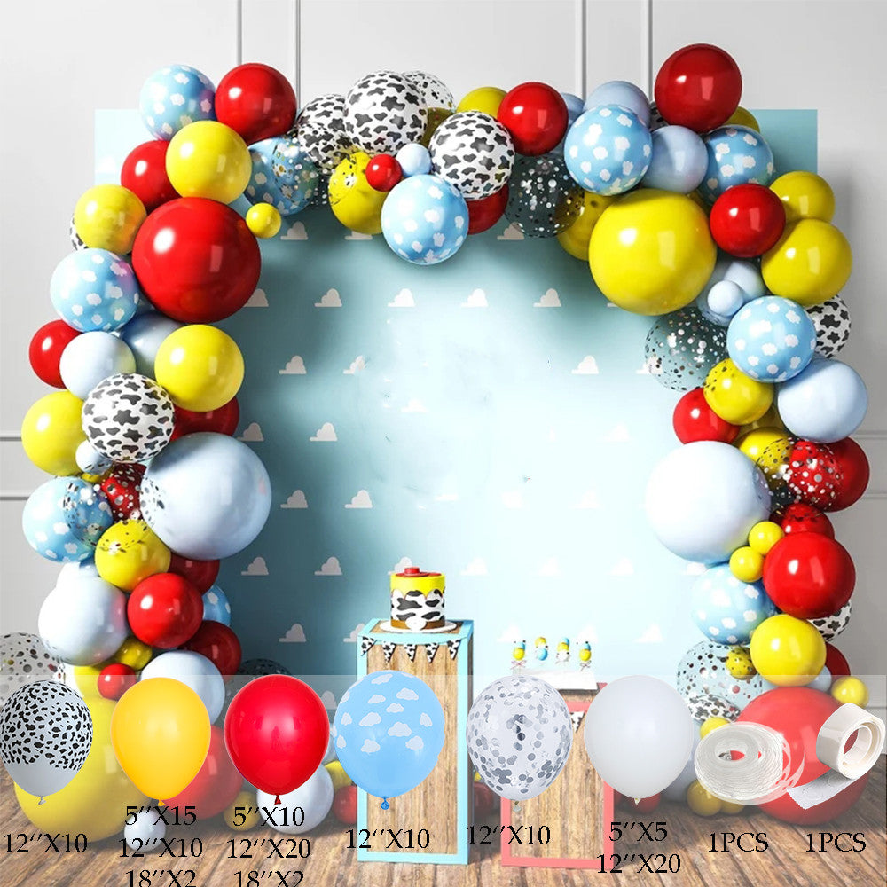 Toy Themed Balloon Garland Set Latex