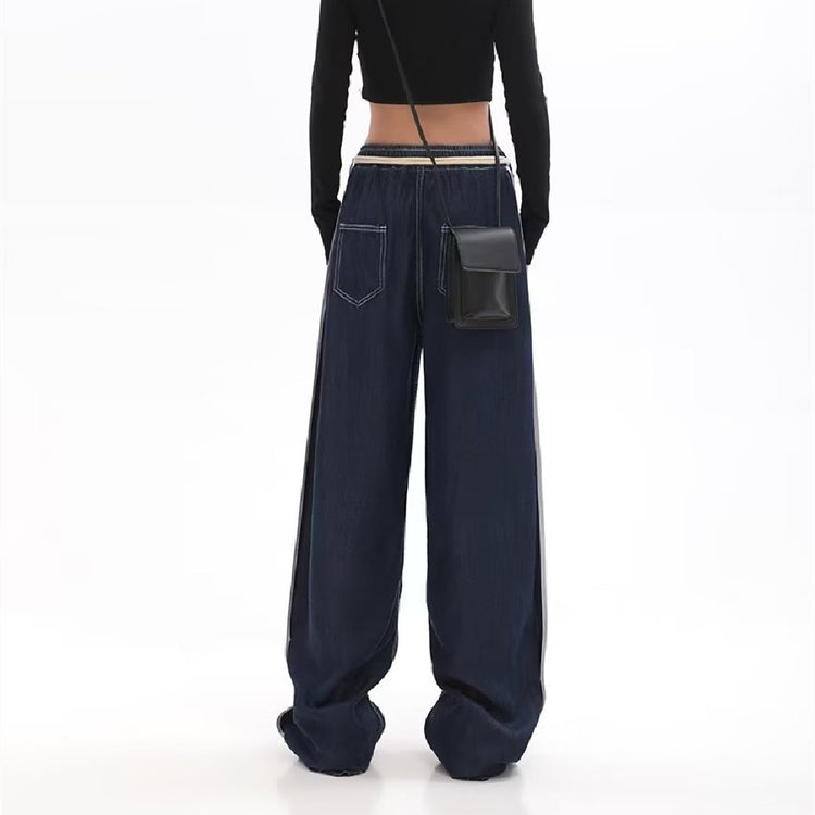 Loose Wide Leg Straight Trousers - PULSE MART