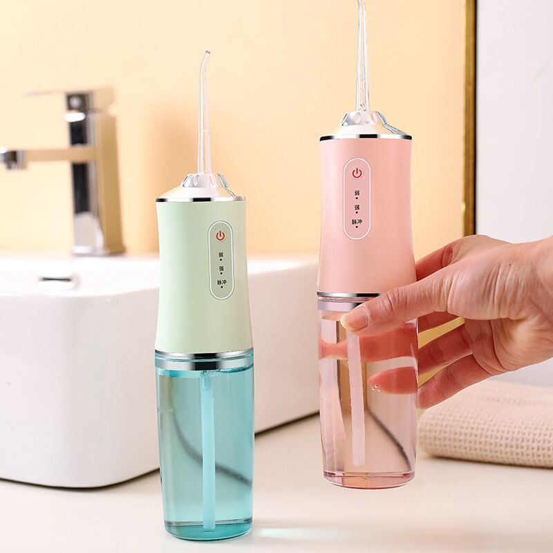 3 Modes Oral Irrigator USB Rechargeable Water Floss Portable Dental Water Flosser Jet 240ml Irrigator Dental Teeth Cleaner - PULSE MART