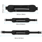 1Pc Sports Waist Bag Running Belt Pack Waterproof Adjustable Waist Pouch - PULSE MART