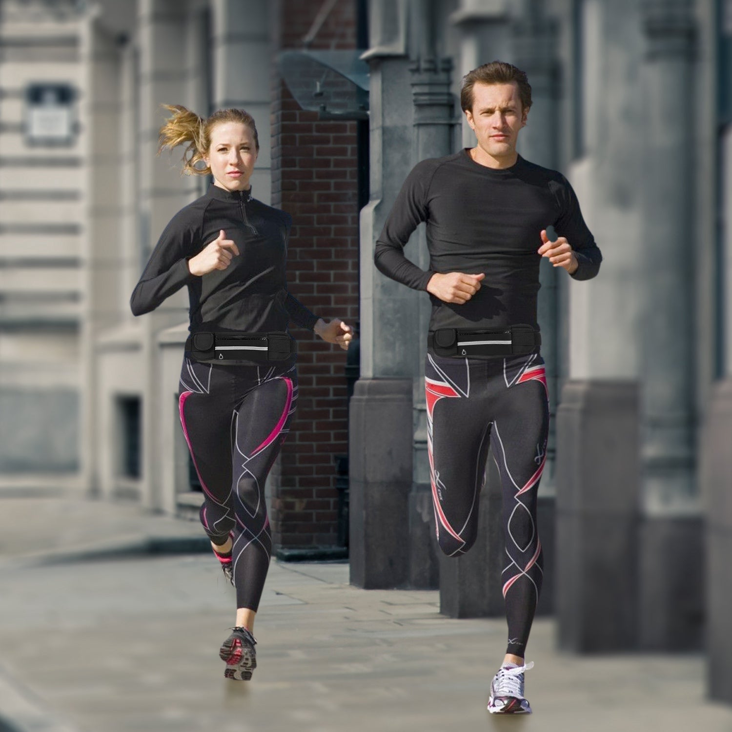 1Pc Sports Waist Bag Running Belt Pack Waterproof Adjustable Waist Pouch - PULSE MART