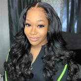 4x7 Lace Closure Wig Human Hair Natural Color Body Three-Dimensional  Wave Density - PULSE MART