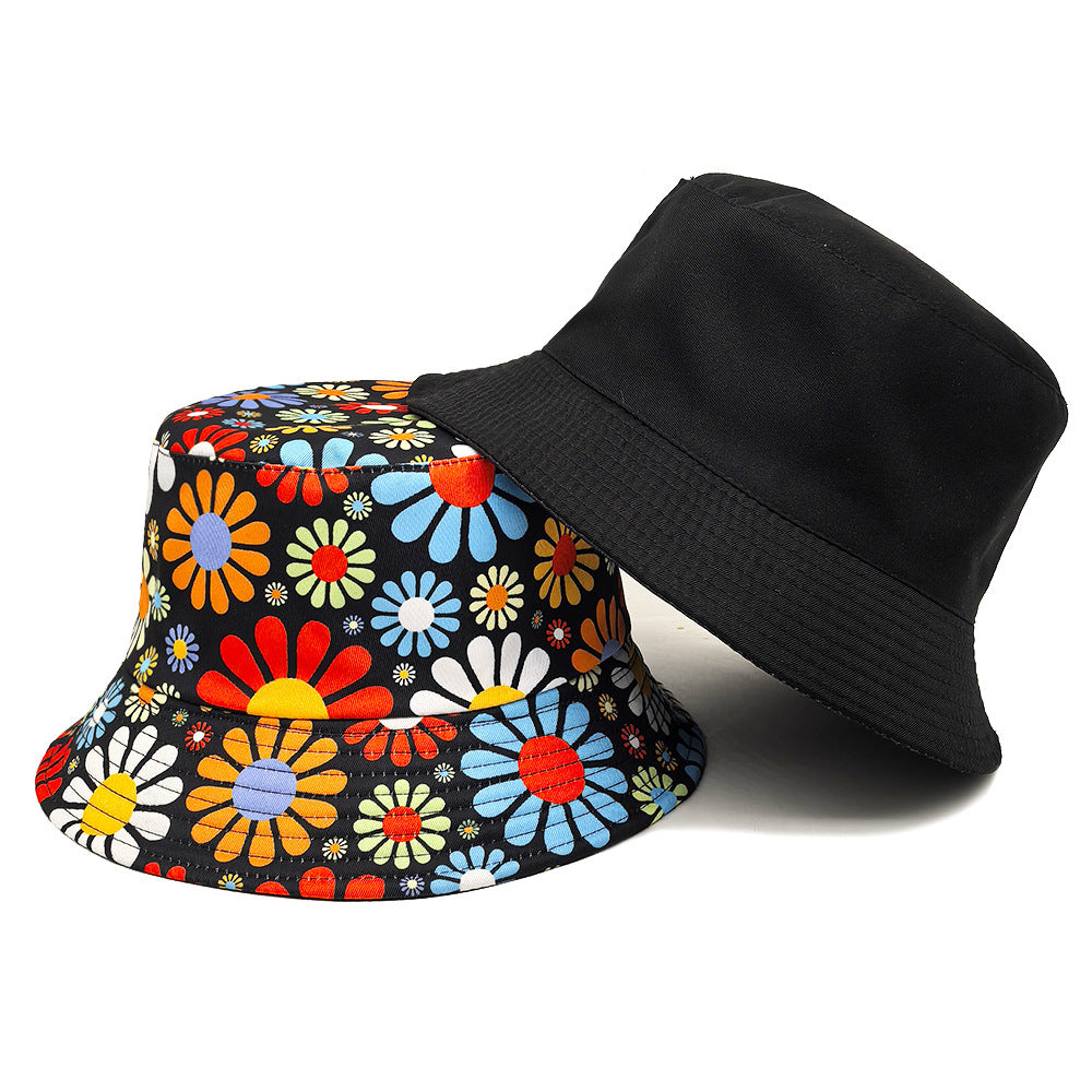 Colorful Flowers Bucket Hat Sun Hat - PULSE MART