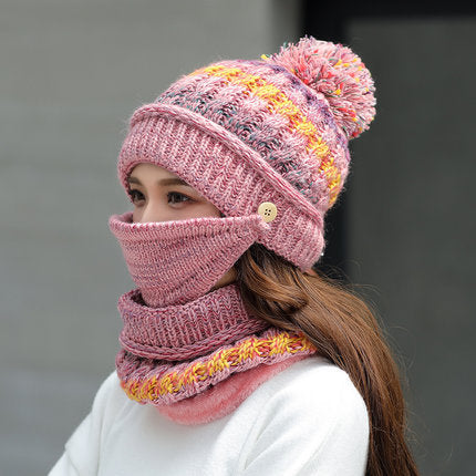 Korean winter knitted hat - PULSE MART