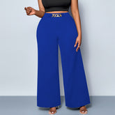 Summer Plus Size Metal Buckle Trousers For Women - PULSE MART