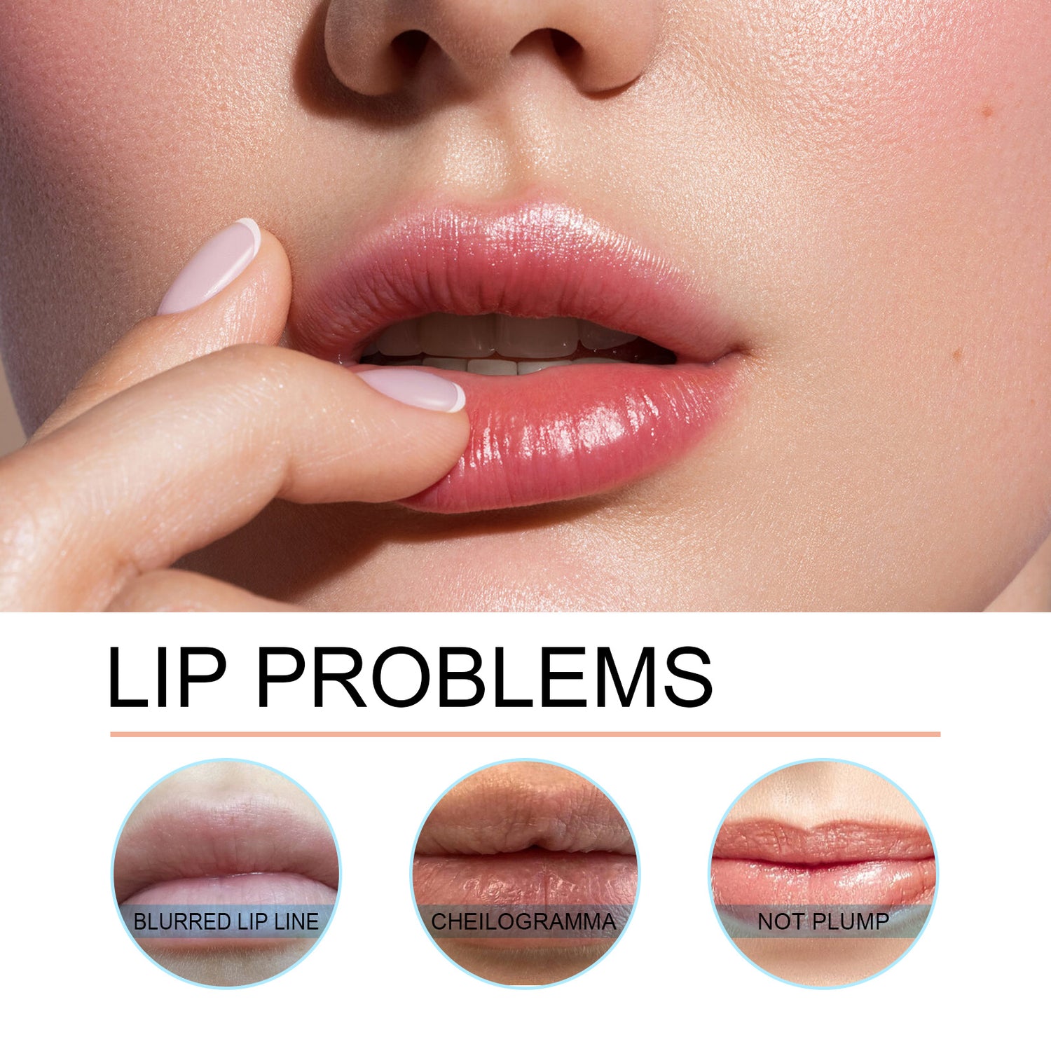 Mineral OilOUHOE Peel Off Lipliner Plump Lip Lines Show Lip Color Without Taking Off Makeup Peel Off Lipliner - PULSE MART