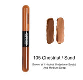 Double Heads Are Suitable For Any Skin Type Natural Color Brightening Liquid Concealer - PULSE MART