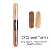 Double Heads Are Suitable For Any Skin Type Natural Color Brightening Liquid Concealer - PULSE MART