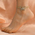 Full Diamond Butterfly Multilayer Fashion Full Diamond Rhinestone Anklet - PULSE MART