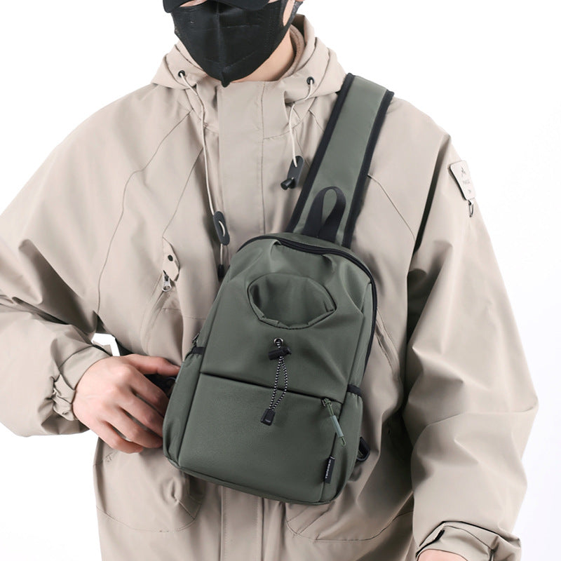 Men's Oxford Cloth Splash-proof Shoulder Crossbody Chest Bag - PULSE MART