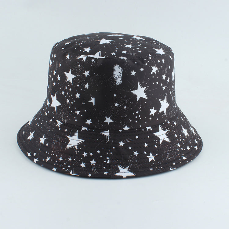 Printed Fisherman Hat Double-sided Can Wear Colorful Triangle Basin Hat - PULSE MART