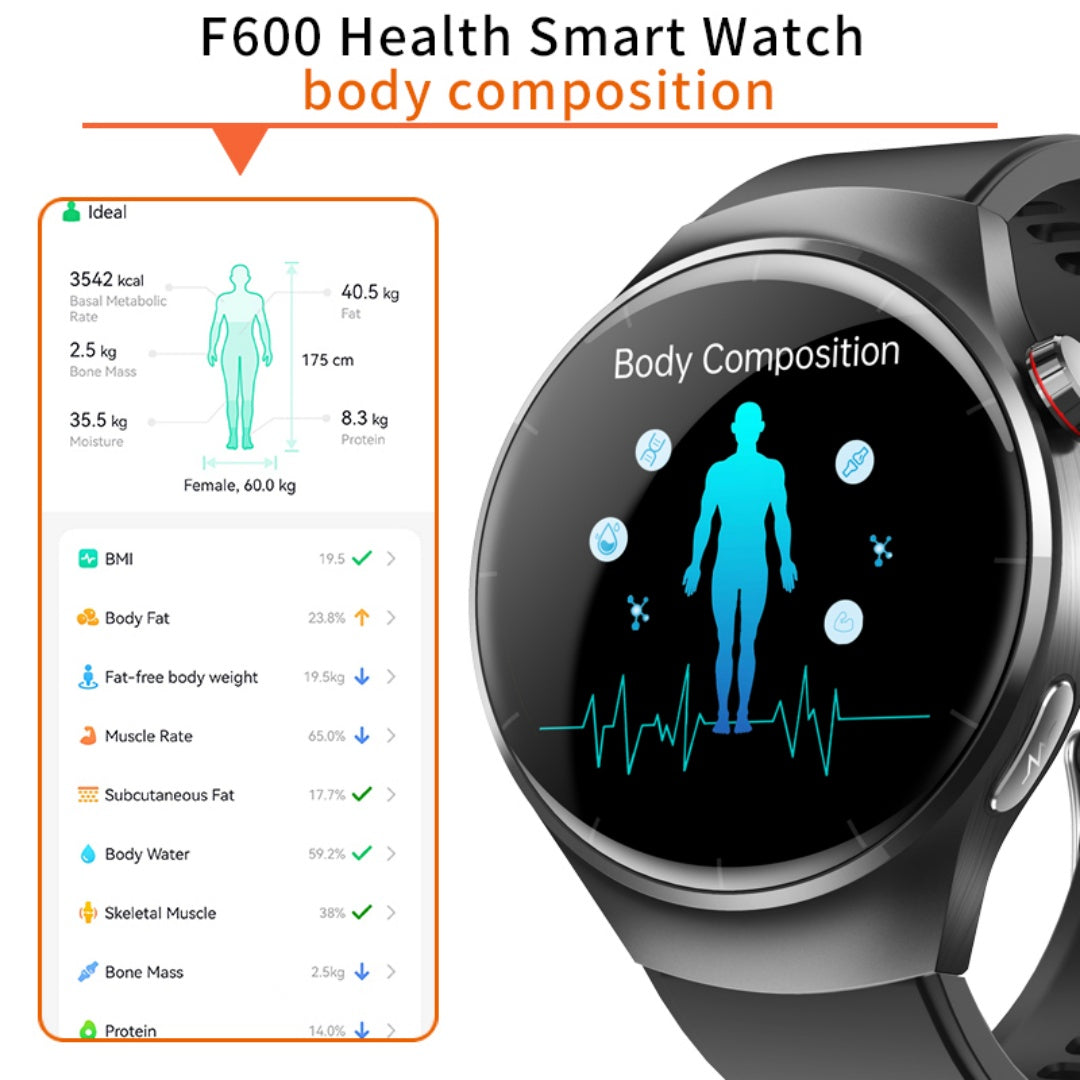 New 1.55-inch Disc Smart Watch Health Tracker Health Manager - PULSE MART
