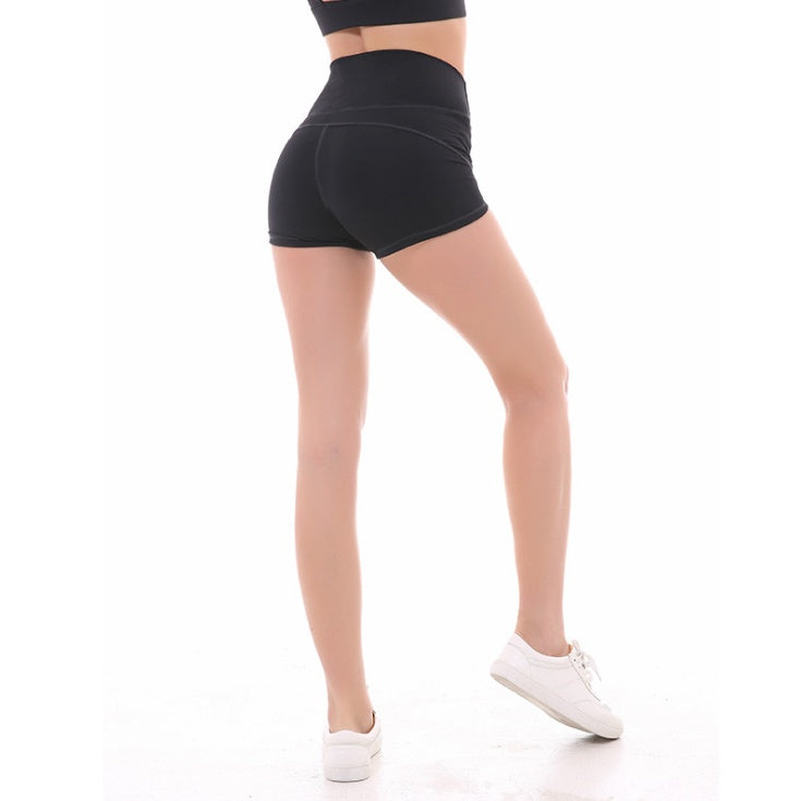 Soft Nylon Athletic Shorts with Tummy Control - PULSE MART