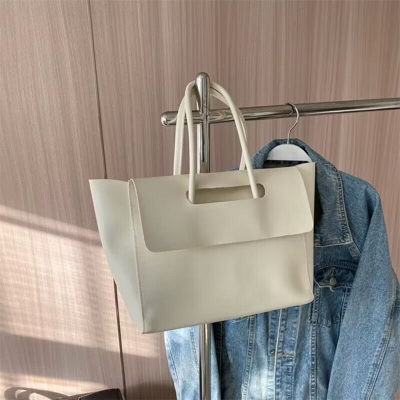 Fashion Women Shoulder Bags Large Capacity Handbags Simple Retro Tote Bags Solid Color Famous Brand High Quality Bags - PULSE MART
