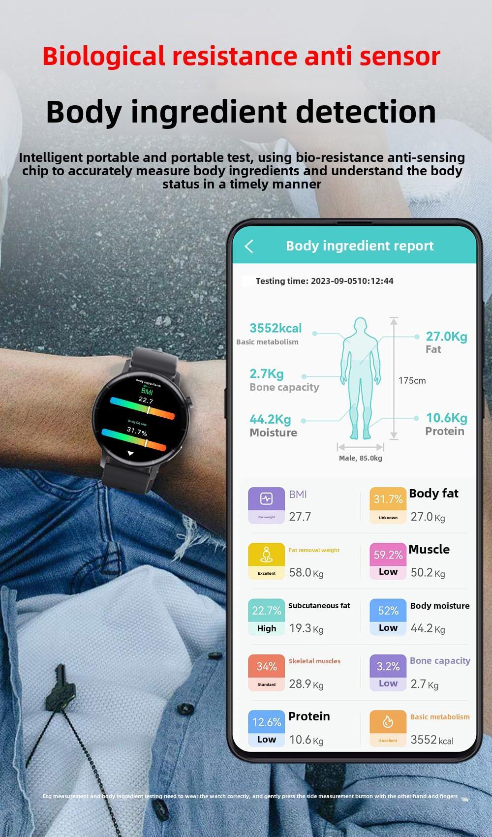 1.41-inch Health Smartwatch Fitness Tracker And Heart Rate-blood Oxygen-blood Pressure-sleep Monitor - PULSE MART