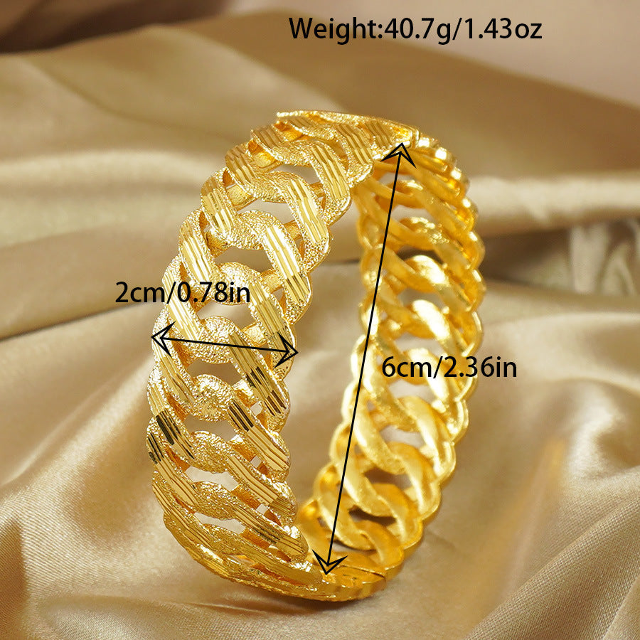 Middle East Retro Open Cuban Bracelet - PULSE MART